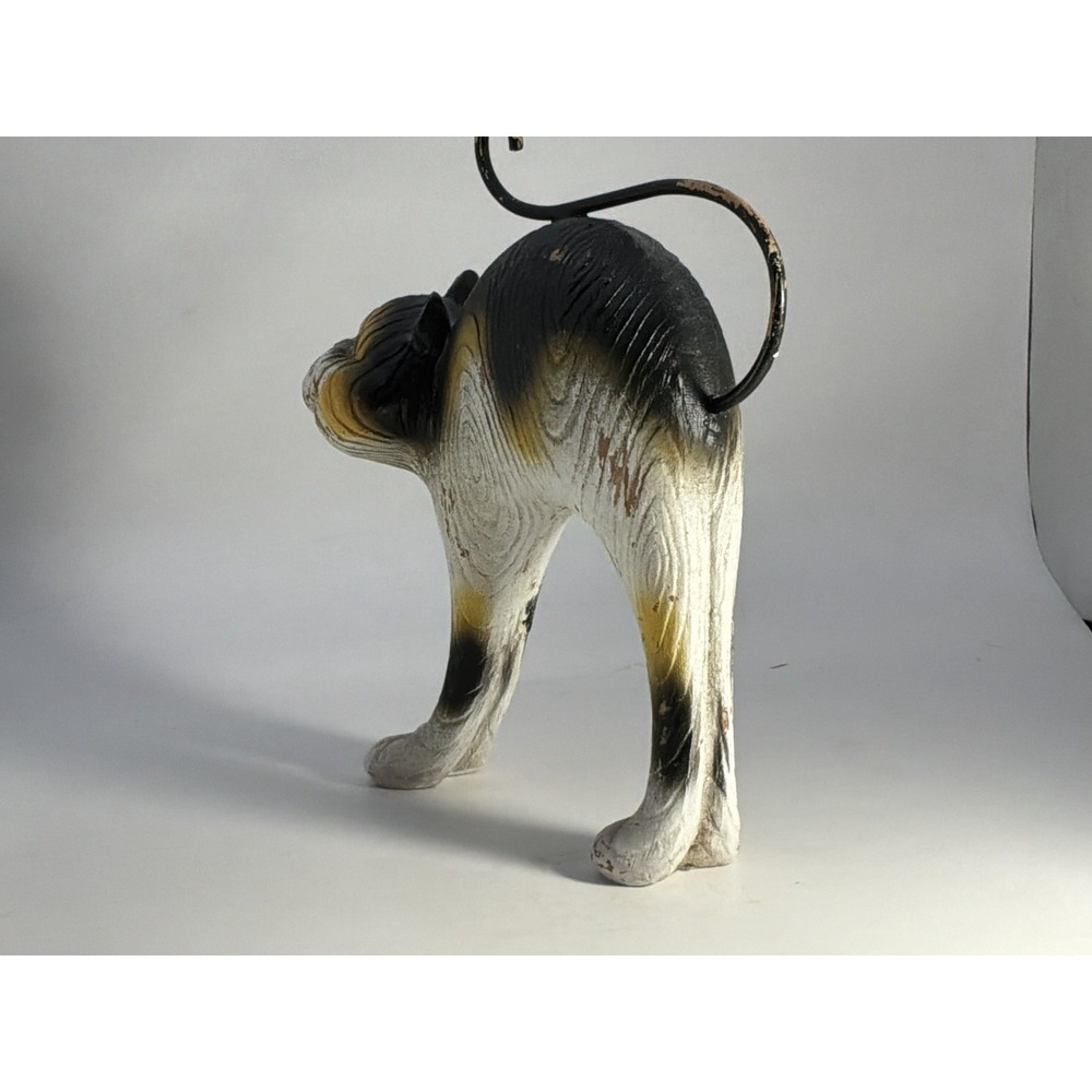Calico Cat With Cheshire Grin Resin - Picture 6 of 8